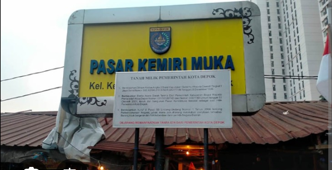 Status Quo Berlarut, Wali Kota Supian Suri Akui Sengketa Pasar Kemiri Jadi PR Mendesak Pemkot Depok