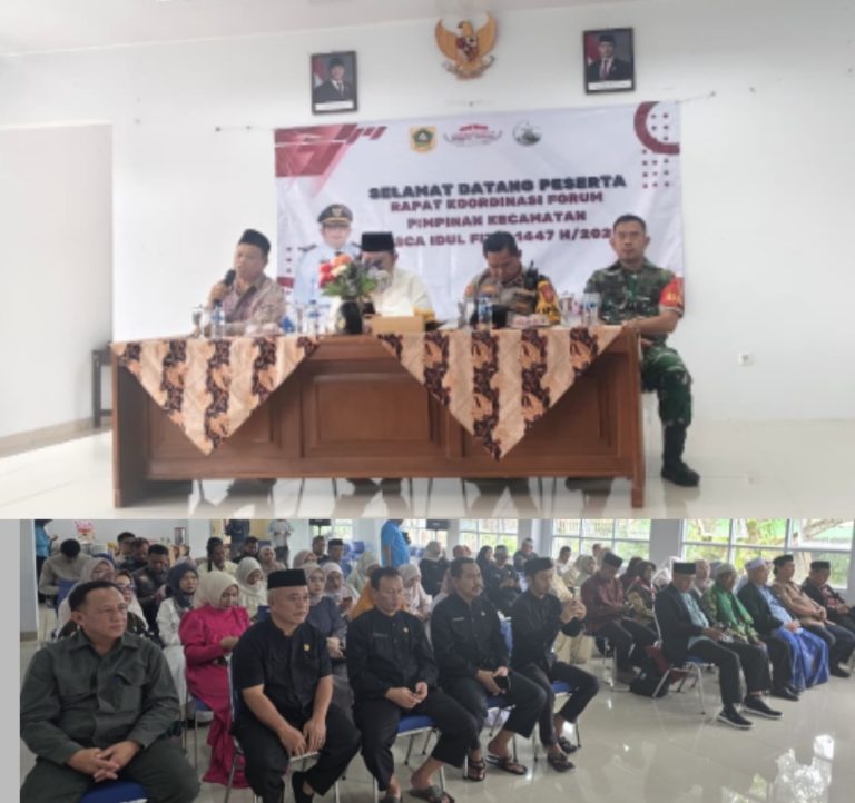 Di Hari Kedua Masuk Kantor Setelah Libur Hari Raya Idul Fitri Forkopimcam Cigombong Gelar Rapat Guna Menjaga Stabilitas Wilayah