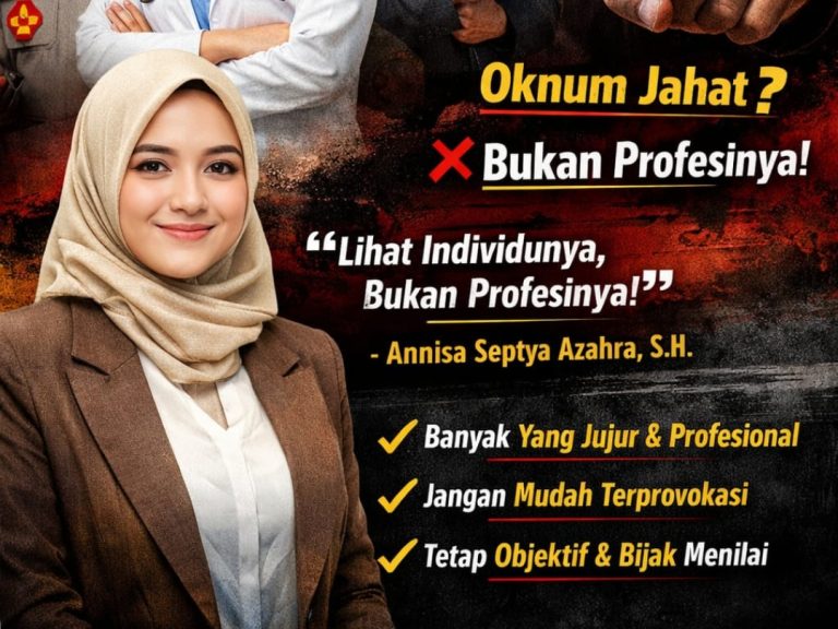 Satu Oknum Berulah, Satu Profesi Tercoreng: Stop Menghakimi Secara Massal!