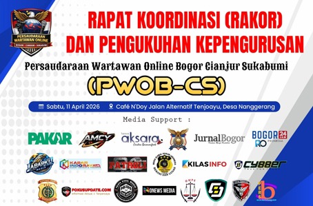 PWOB – CS Akan Menggelar Rakor Dan Pengukuhan, Perkuat Soliditas Wartawan Online Bogor –Cianjur –Sukabimi